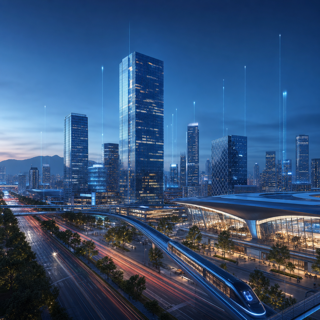 数据连接的金融科技城市